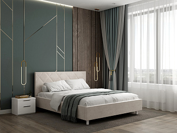 Кровать Рица на ножках с подъемным механизмом