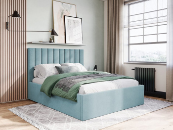 Кровать Калифорния new бирюзовая 140х200