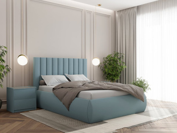 Кровать Калифорния new бирюзовая 140х200