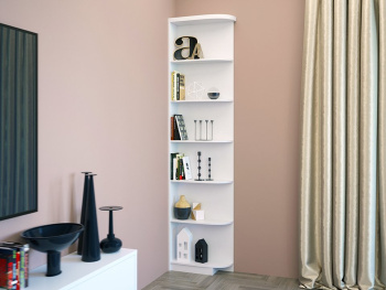 Шкаф Стеллаж 20х60х236 Белый капри