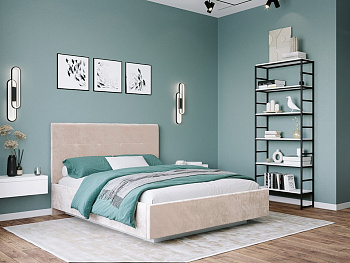 Кровать Милана с парящим основанием с подъемным механизмом