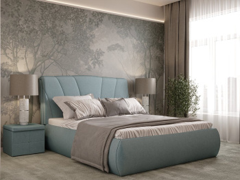 Кровать Бриона бирюзовая 140х200