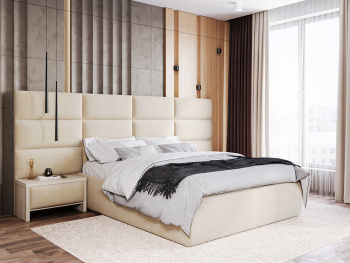 Кровать Сицилия кремовая 160х200