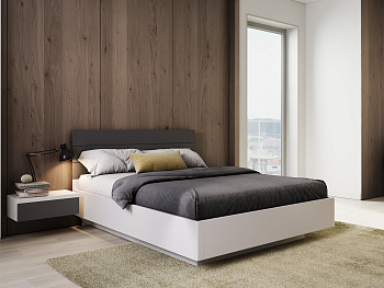 Кровать Лима с подъёмным механизмом, белая