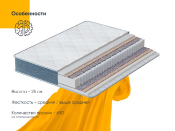 Матрас Safety New Natura Vera 90х200