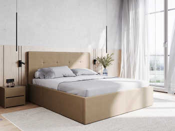 Кровать Милана кофейная 120х200