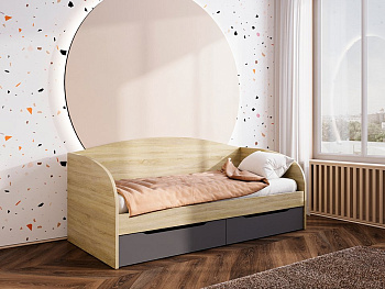 Кровать Юна с выдвижными ящиками