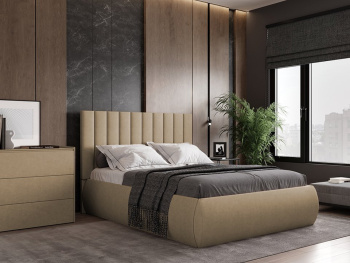 Кровать Калифорния new кофейная 140х200