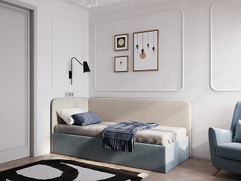 Кровать Рио двухцветная с подъёмным механизмом