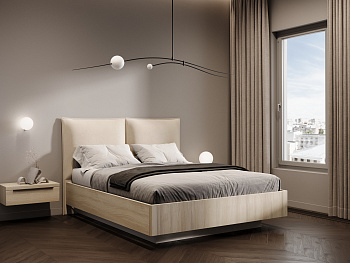 Кровать Киото с деревянным основанием