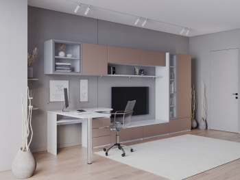 Гостиная Вента 390х45х200 напольная